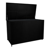 Rattan Cushion Storage Box 996L - Black