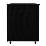 Rattan Cushion Storage Box 996L - Black