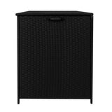 Rattan Cushion Storage Box 996L - Black