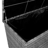 Rattan Cushion Storage Box 996L - Grey