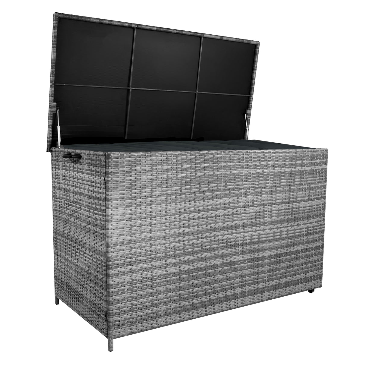Rattan Cushion Storage Box 996L - Grey