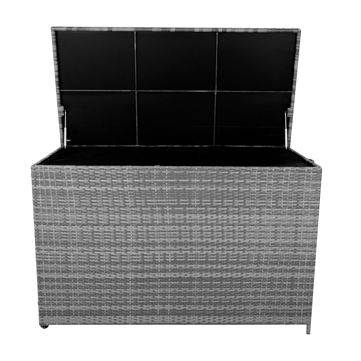 Rattan Cushion Storage Box 996L - Grey