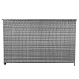 Rattan Cushion Storage Box 996L - Grey