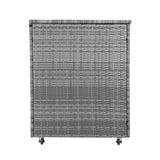 Rattan Cushion Storage Box 996L - Grey