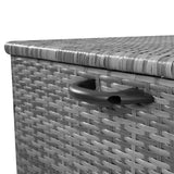 Rattan Cushion Storage Box 996L - Grey