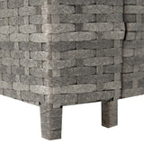 11 Seater Rattan Furniture Set With Firepit – Grey