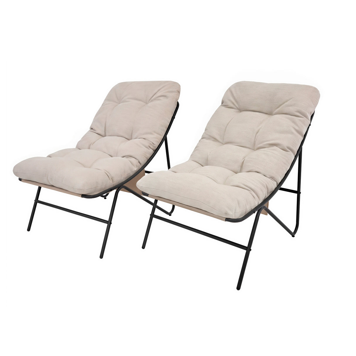 3 Piece Bistro Set - Grey & Cream