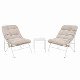 3 Piece Bistro Set - Cream