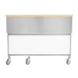 Mobile Cocktail Bar Station & Ice Cart – 1000mm