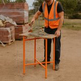 Trestle Stand x 2 & Mortar Board Stands 750mm H x 3