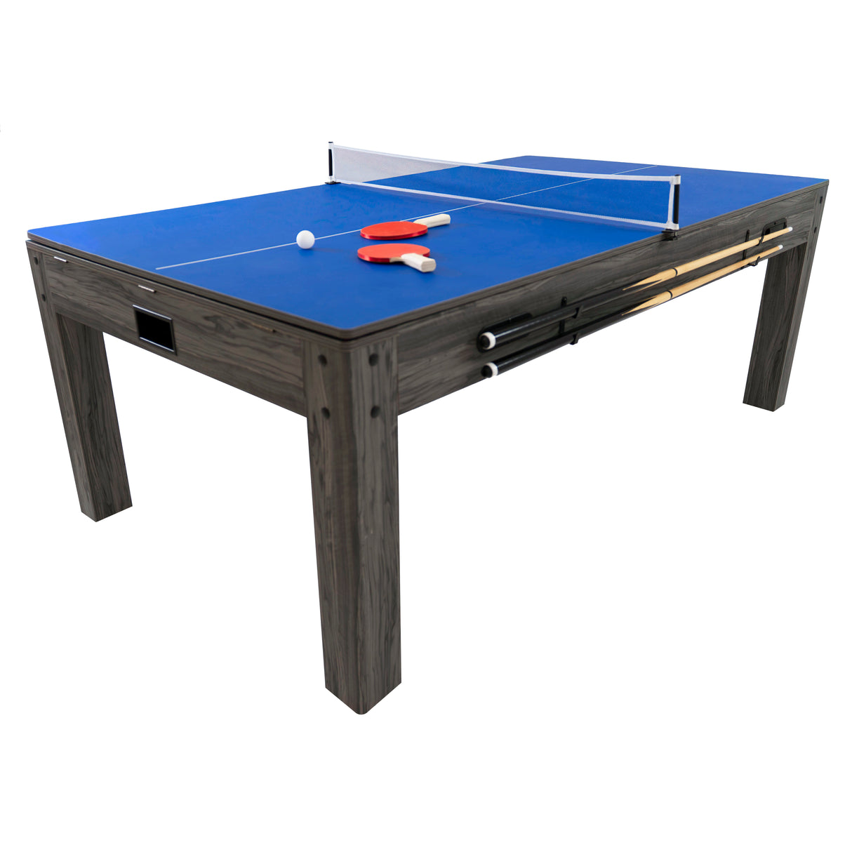 7-In-1 Grey Games Table, Darts Bundle & LED Light