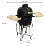 Kamado BBQ Grill – 18”