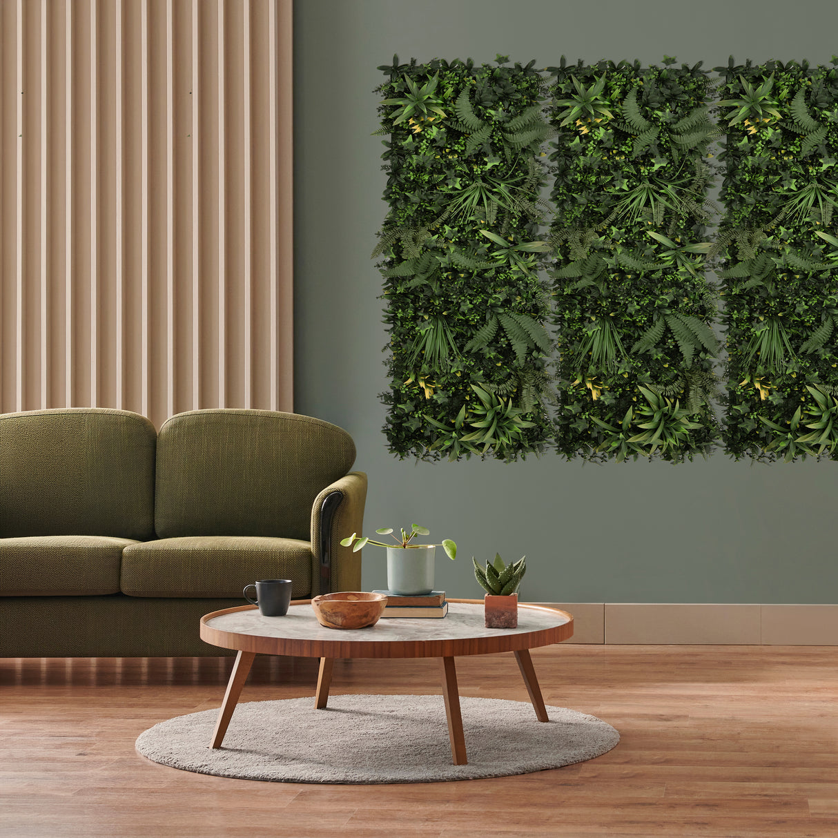 Ayla Artificial Wall Tile x 2 - 50cm x 150cm