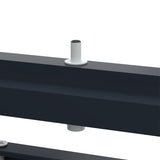 Single Wheelie Bin Metal Storage - Anthracite Grey Wood
