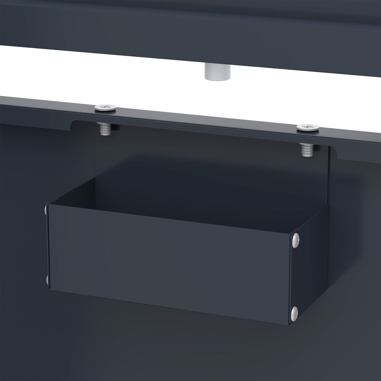 Quadruple Wheelie Bin Metal Storage - Anthracite Grey