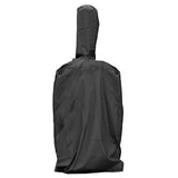 Black waterproof cover designed for the KuKoo outdoor pizza oven, featuring a sleek, fitted shape for optimal protection against weather elements