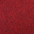 Scarlet red carpet tiles featuring a textured, woven surface, ideal for adding vibrant color and warmth to any space