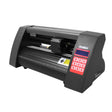 Compact PixMax 20" vinyl cutter in sleek black with a user-friendly control panel, ideal for precision cutting and crafting projects