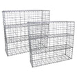Galvanized steel gabion baskets, measuring 100 x 30 x 30cm, featuring a sturdy wire mesh design, ideal for landscaping and erosion control