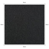 40 x Carpet Tiles Charcoal Black 10m2