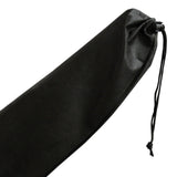 Durable black storage bag with a textured surface and drawstring closure, designed for the MAXBLAST Powered Chimney Sweep 10m