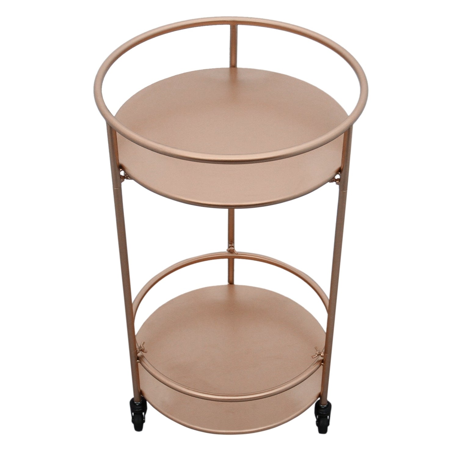 Rose Gold Drinks Trolley Bar Cart - Small