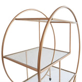 Rose Gold Drinks Trolley Bar Cart - Large