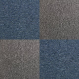 40 x Carpet Tiles 10m2 / Storm Blue & Anthracite