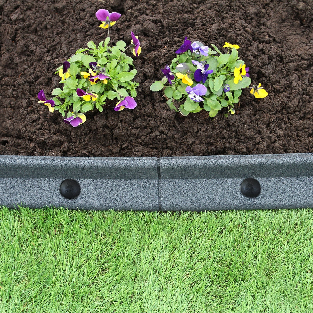 Flexible Lawn Edging Grey 1.2m x 14