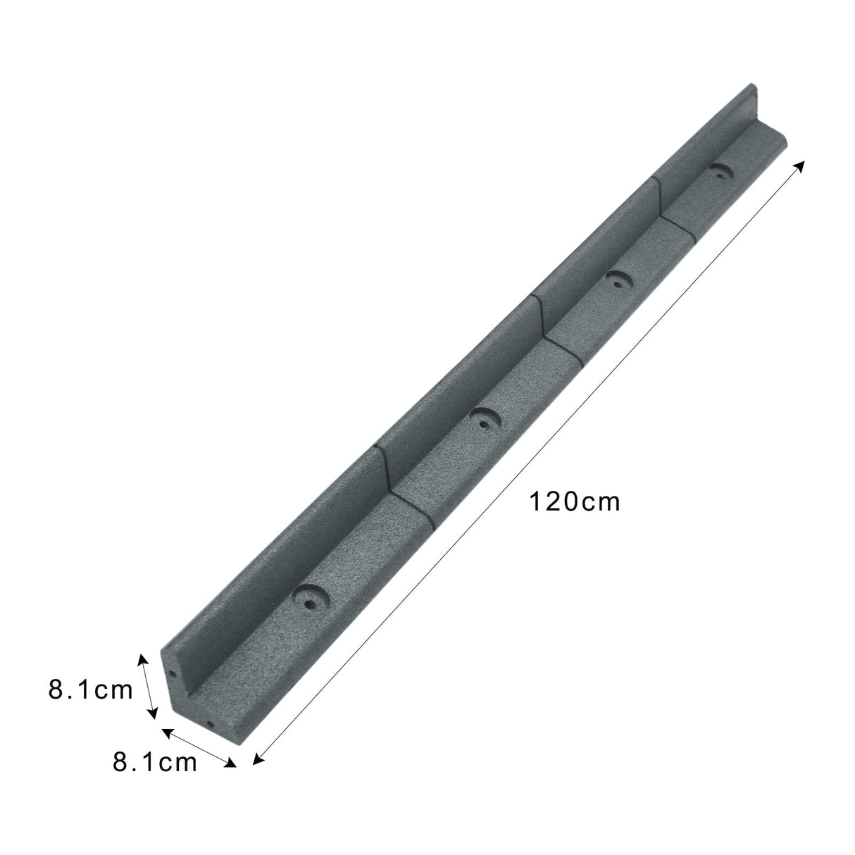 Flexible Lawn Edging Grey 1.2m x 40