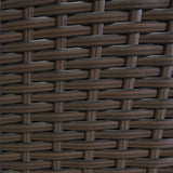 Jardí 2-Seater Rattan Bistro Brown Set with Cushions & Rain Cover