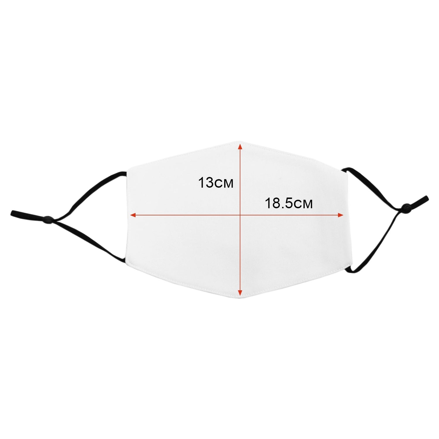 Large Face Masks Sublimation Blanks / 50 Pack