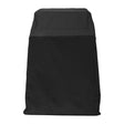 Large black motorbike tent with a sleek design, made from durable fabric, featuring a tall, protective cover for outdoor use
