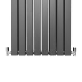 Designer Flat Panel Radiators Anthracite Grey 1800mm x 560mm