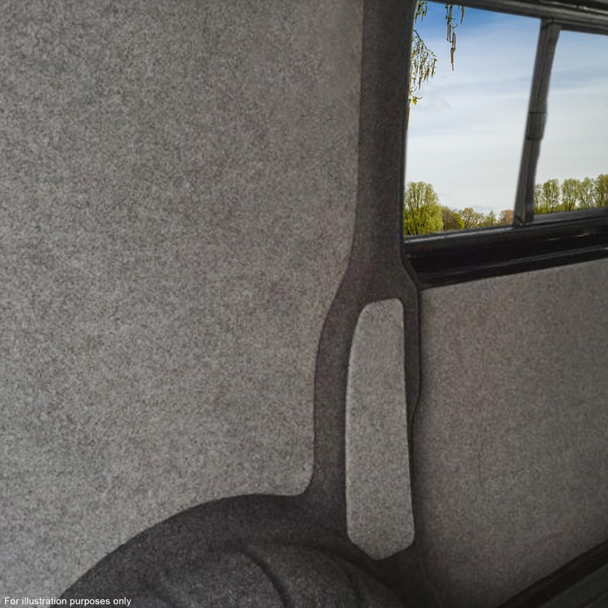 Van Carpet Lining Silver Grey