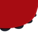 Large free-standing boxing dummy with a vibrant red surface and black rubber base, designed for durability and stability during training sessions