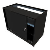 Luna LED Shop Counter Set CM60, TB60 & 2 x B1200 - Black