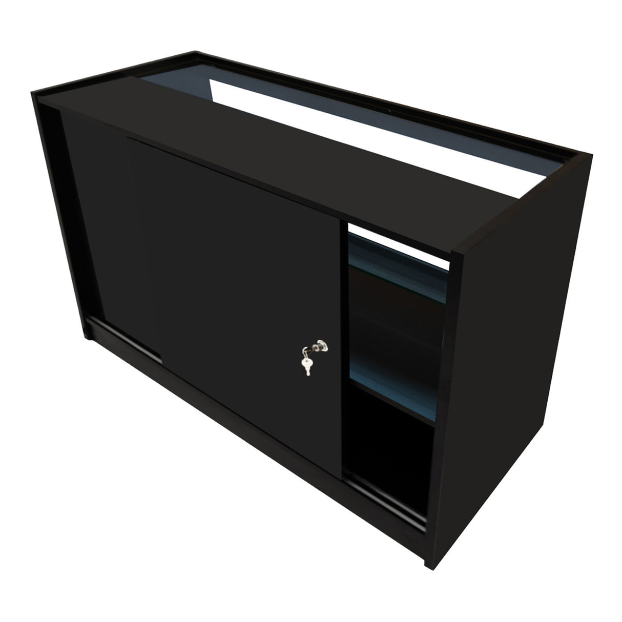 Vega LED Shop Counter Set K1500, C1500, TB60 & CM60 - Black