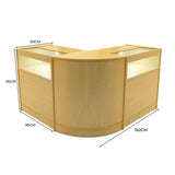 Iris LED Shop Counter Set CM60 & 2 x B900 - Maple