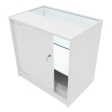 Harmonia LED Shop Counter Set B900, C900 & LM60 - White