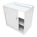 Luna LED Shop Counter Set CM60, TB60 & 2 x B900 - White