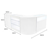 Polaris LED Shop Counter Set K900, B900, TB60 & CM60 - White