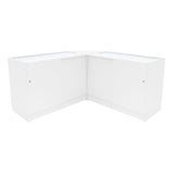 Harmonia LED Shop Counter Set B1200, C1200 & LM60 - White