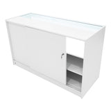 Harmonia LED Shop Counter Set B1500, C1500 & LM60 - White