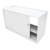 Luna LED Shop Counter Set CM60, TB60 & 2 x B1500 - White