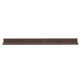 Flexible Lawn Edging 14 x 1.2m With Mallet - Brown