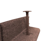 Flexible Lawn Edging 26 x 1.2m With Mallet - Brown
