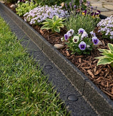 Flexible Lawn Edging 26 x 1.2m With Mallet - Grey