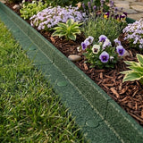 Flexible Lawn Edging 22 x 1.2m With Mallet - Green