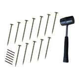 Flexible Lawn Edging 24 x 1.2m With Mallet - Green